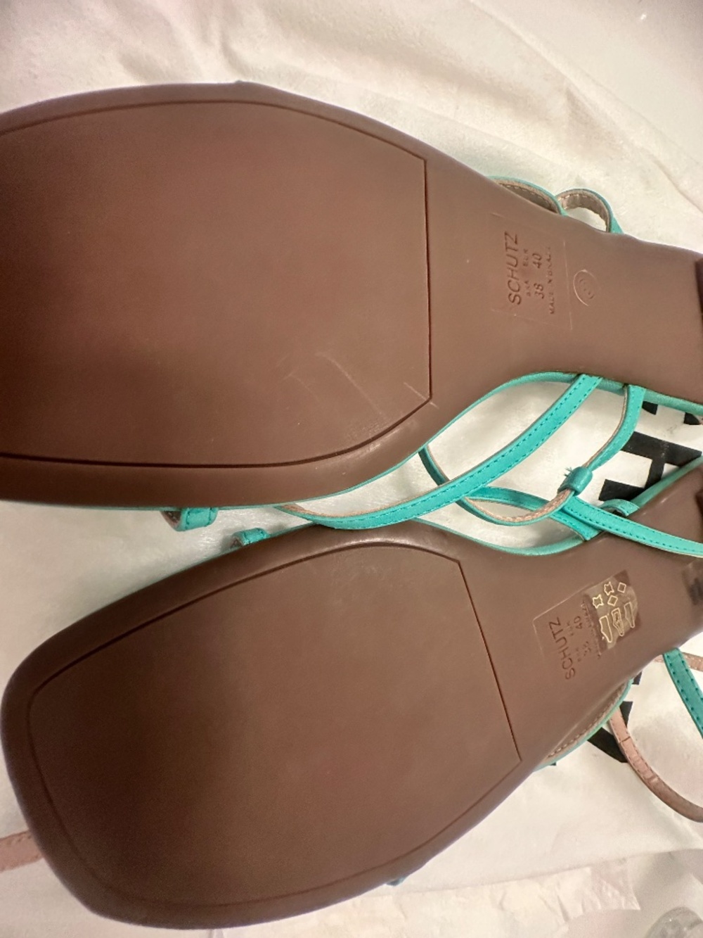 Brand New with Tags (NWT) Schultz strappy flat sandals Size 8 - Picture 7 of 10